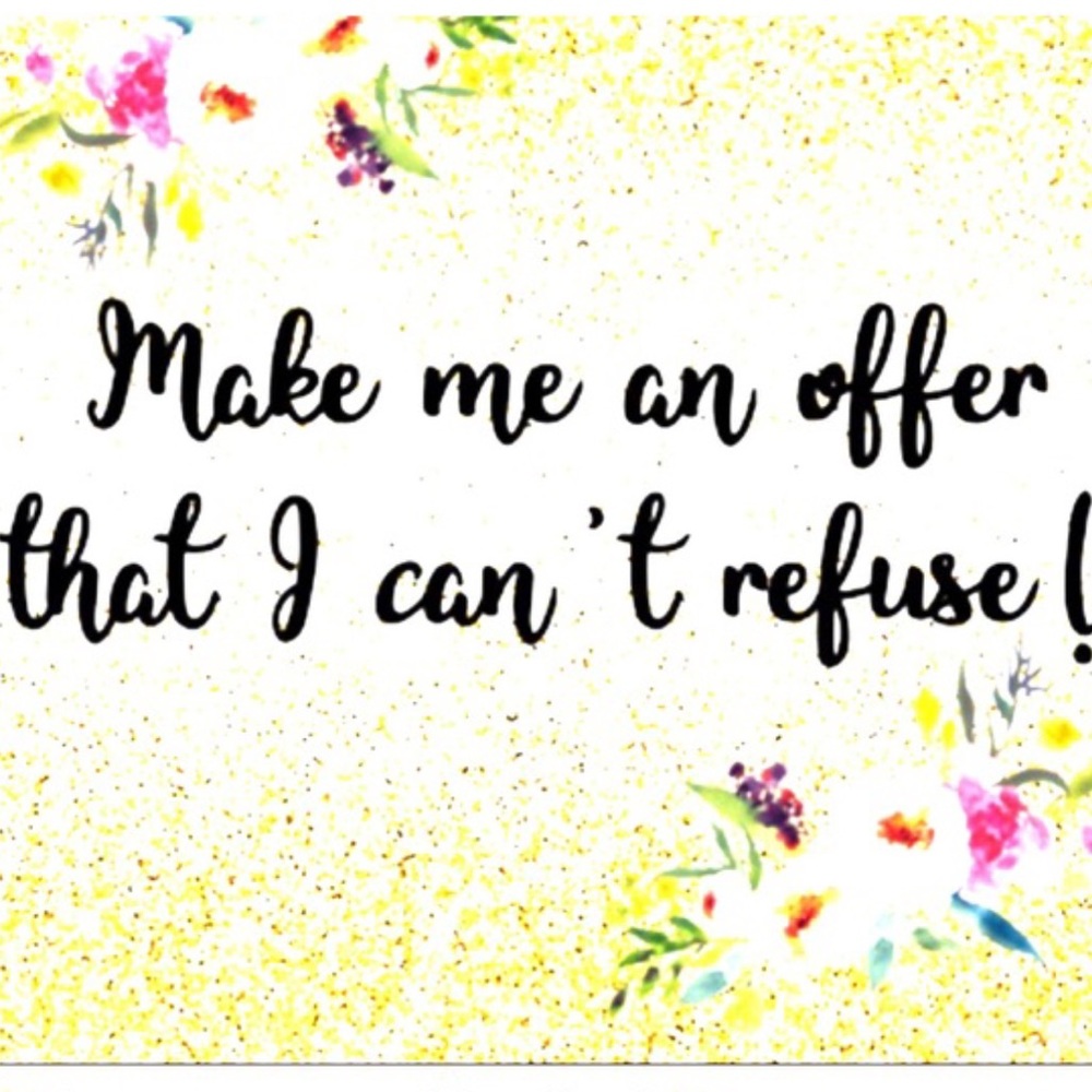 I love offers! 🌈💛✌🏻